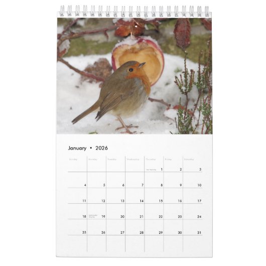 De Engelse Robin Kalender (Jan 2026)