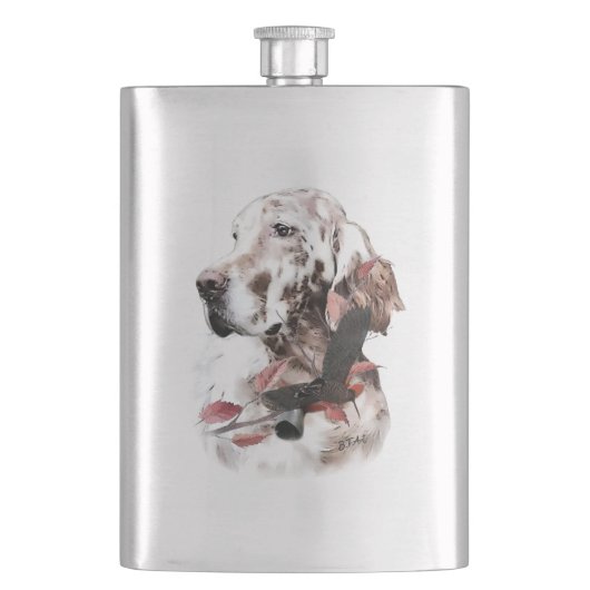 De Engelse Setter, Passie Jagen Flacon (Voorkant)