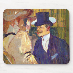 De Engelsman door Toulouse Lautrec, Vintage Kunst Muismat