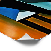 De engrossed gitarist perfect poster (Hoek)