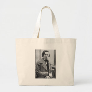 De enige bekende foto van Frederic Chopin Grote Tote Bag