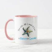 De enige BS die ik nodig heb is Beach en Sunshine Mok (Links)