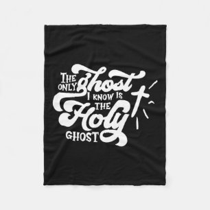 De enige gastheer die ik ken is de Heilige Ghost Fleece Deken