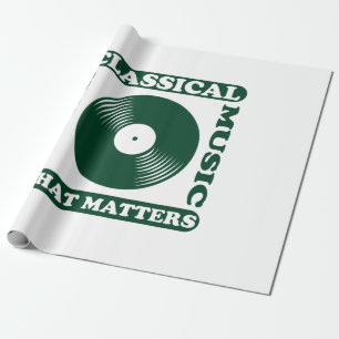 De enige klassieke muziek cadeaupapier