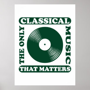 De enige klassieke muziek poster