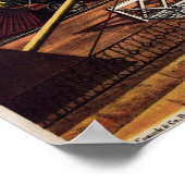 De enige route via Niagara-Herfsten Poster (Hoek)