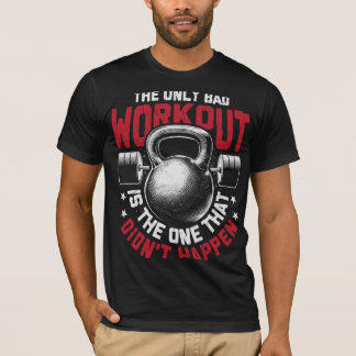 DE ENIGE SLECHTE WORKOUT IS DEGENE DIE NIET IS GEB T-SHIRT
