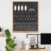 De Enigma-machine Poster (Thuiskantoor)