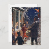 De entertainer briefkaart (Voorkant / Achterkant)