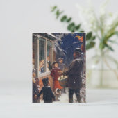 De entertainer briefkaart (Staand voorkant)