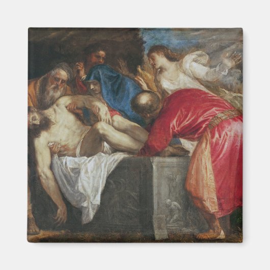 De Entombment van Christus, 1559 Magneet (Voorkant)