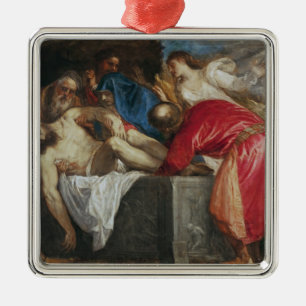 De Entombment van Christus, 1559 Metalen Ornament