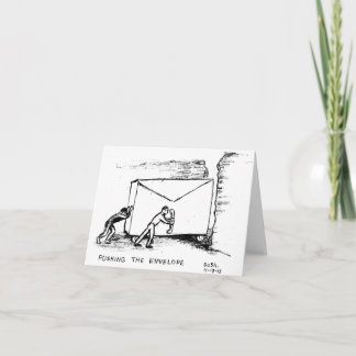 De envelop duwen -- Opmerking Kaart