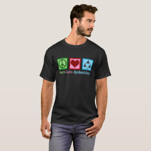 De Epidemiologie van de Liefde van de vrede T-shirt