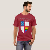 De Episcopale Kerk verwelkomt u LGBTQ T-shirt (Voorkant volledig)