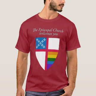 De Episcopale Kerk verwelkomt u LGBTQ T-shirt