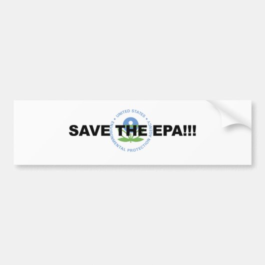 De EPO opslaan Bumpersticker (Voorkant)