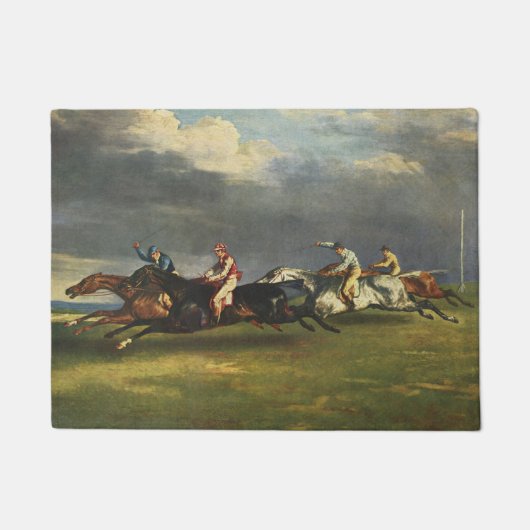 De Epsom Derby Paardenrace Deurmat (Voorkant)