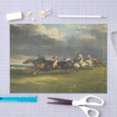 De Epsom Derby Paardenrace Tissuepapier (Craft)