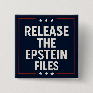 De Epstein-bestanden vrijgeven Vierkante Button 5,1 Cm