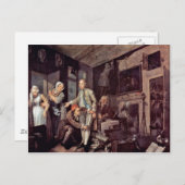 De erfenis van Hogarth William Briefkaart (Voorkant / Achterkant)