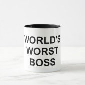 De ergste baas ter wereld mok (Midden)
