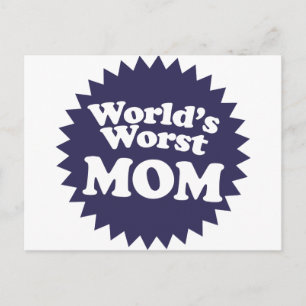 De ergste moeder van de wereld briefkaart