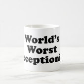 De ergste receptionnist ter wereld koffiemok (Center)
