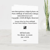 De Erkenning van het patroon Kaart (Achterkant)