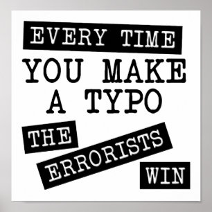 De Erroristen Winnen Grappige Poster