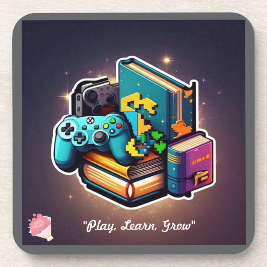 "De ervaring van Edutainment" Bier Onderzetter (Voorkant)