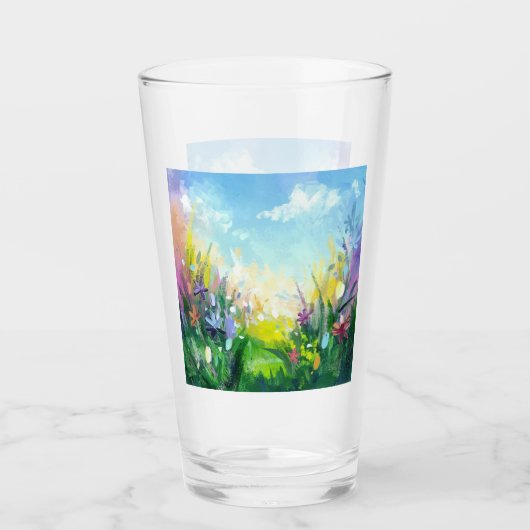 De essentie van de lente glas (Voorkant)