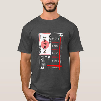 De essentie van Japans bruisende steden jongen T-shirt