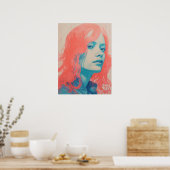 De essentie van rood haar poster (Keuken)