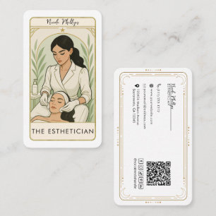 De Esthetician Huidverzorging Tarot Social Media Q Visitekaartje