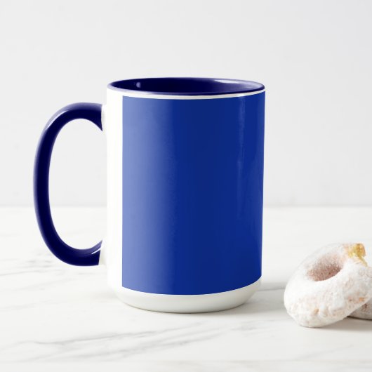 De esthetiek van Egyptisch blauw Mok (Met donut)