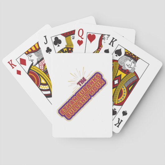 De Ethan Eubanks Hour Officiële speelkaarten! Pokerkaarten (Achterkant)
