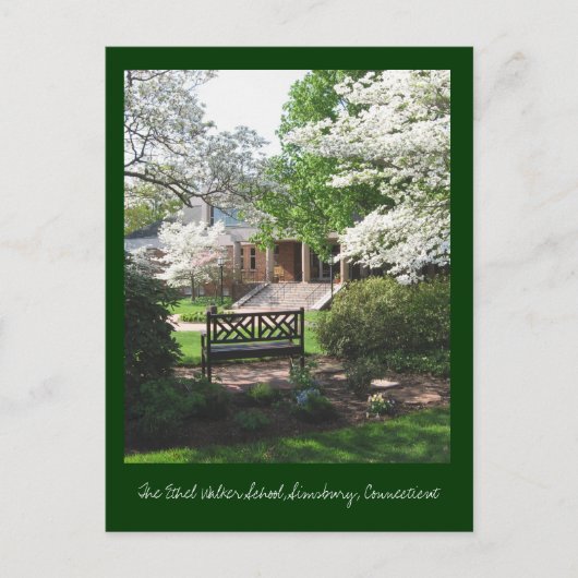De Ethel Walker School, Springtime Briefkaart (Voorkant)