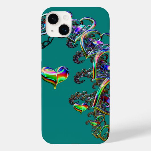 De etherische cascade van harten Case-Mate iPhone case (Achterkant)