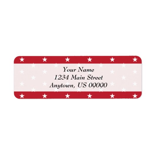 De Etiketten van het Adres van de Terugkeer van st (Voorkant)