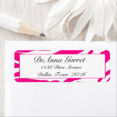 De Etiketten van het Adres van de terugkeer Wilde  (Insitu)