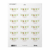 De Etiketten van het Baby shower van de sluiting (Full Sheet)
