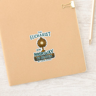 De Eucharistie is mijn weg naar de hemel Sticker