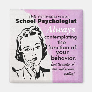 De Ever-Analytical School Psycholoog Magnet Magneet