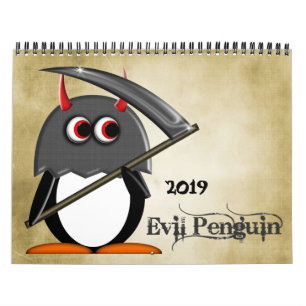 De EVIL PENGUIN™ Cartoon CALENDAR 2016 Kalender