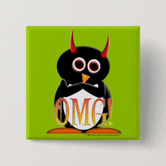 De Evil Penguin Project TM Button (Voorkant)