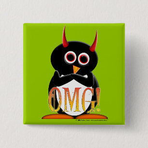 De Evil Penguin Project TM Button