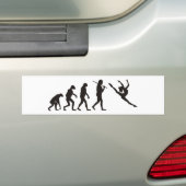 De Evolutie van de Danser Bumpersticker (Op auto)