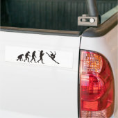 De Evolutie van de Danser Bumpersticker (Op Truck)