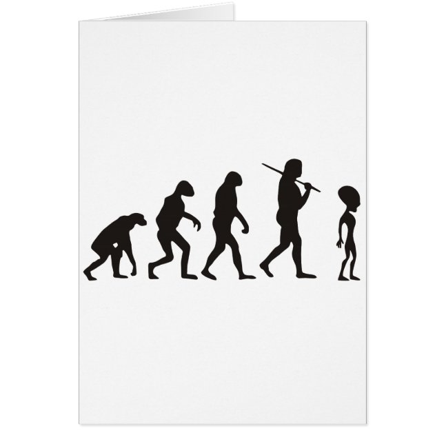 De evolutie van de vreemdeling (Voorkant)